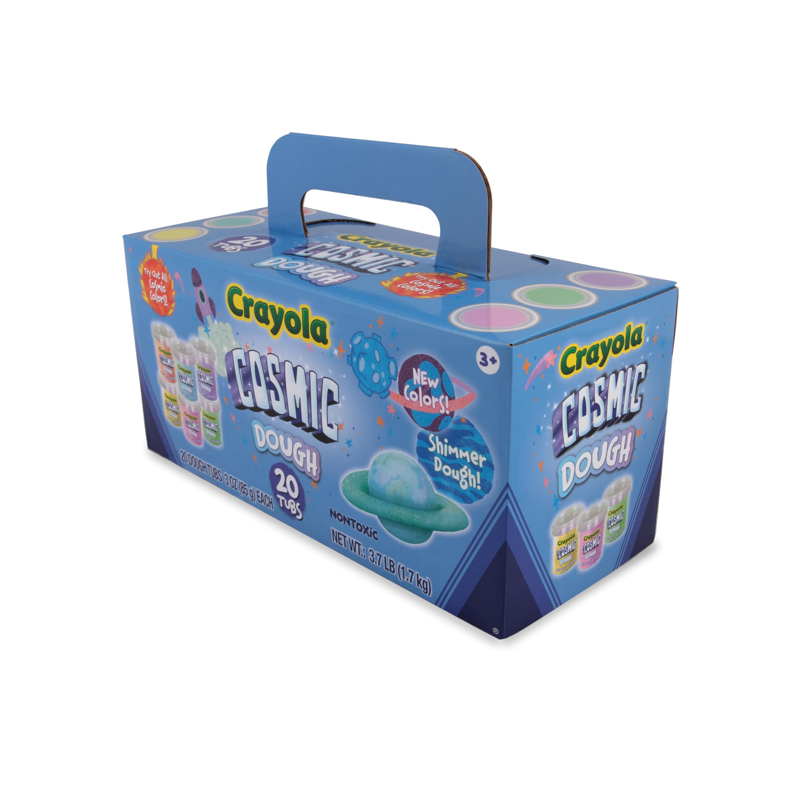 Amazon.com: Crayola 18pk Pearl Dough 18pk x 3oz – Party Favors